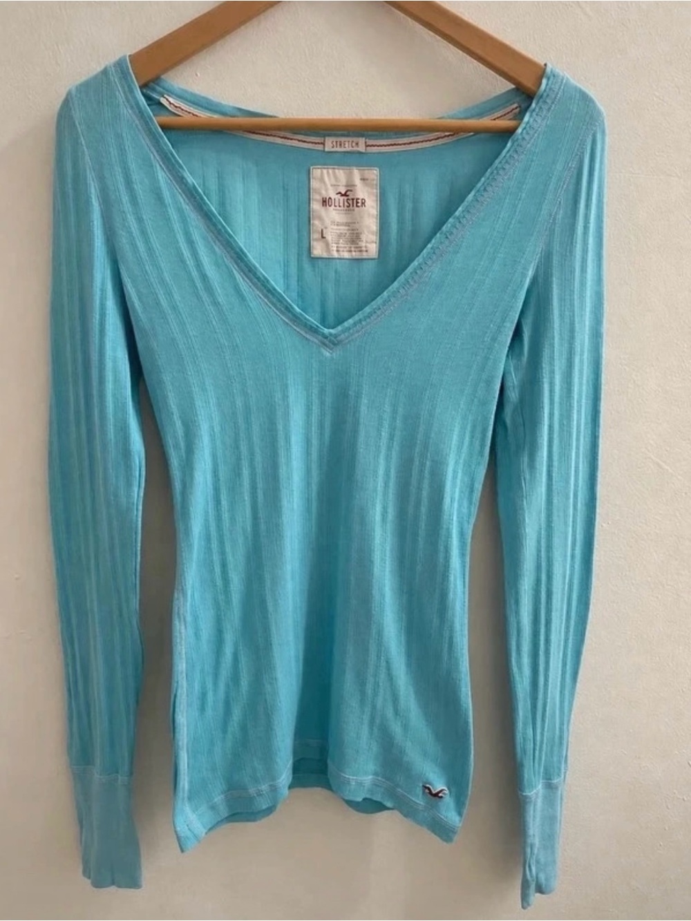 Y2K Vintage Hollister Blue Long Sleeve